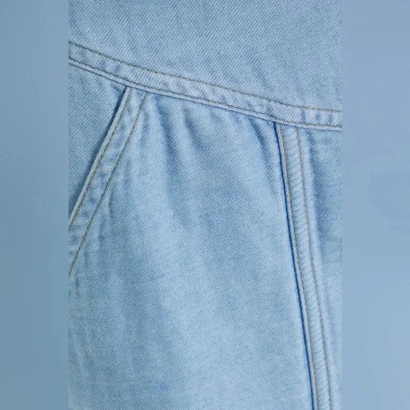 NWT Isabel Marant Kaori High Waist Gauze Cotton Linen Trousers Size 8 - Picture 7 of 10